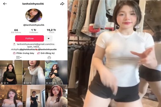 Lộ clip XXX của Lanhxinhyeu Lanh Anh