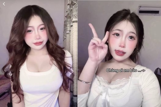 TikToker sexy Thỏ baby vóc dáng hấp dẫn, da trắng mịn